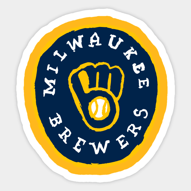 Milwaukee Breweeeers 07 Sticker by Very Simple Graph